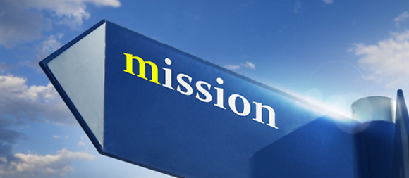 direction sign of mission